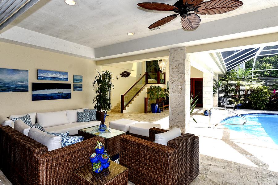 Patio Lounging Area